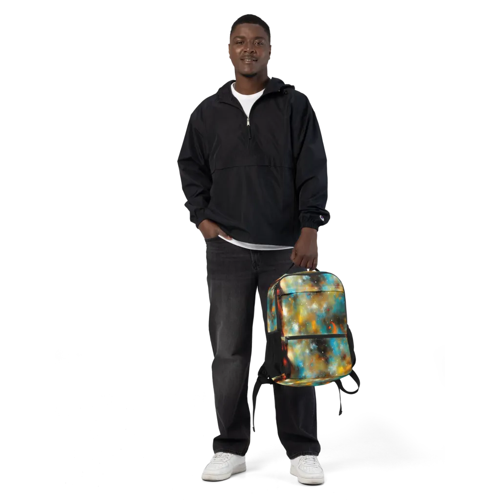 Abstract Tapestries on Utility Backpack — Front