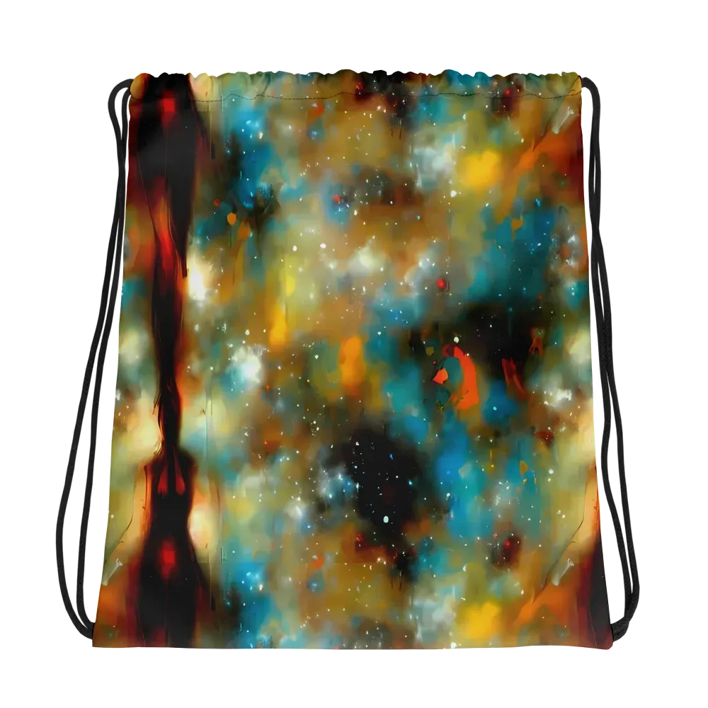 Abstract Tapestries on Drawstring Bag — Photo
