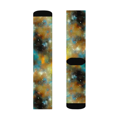 Abstract Tapestries on a Socks