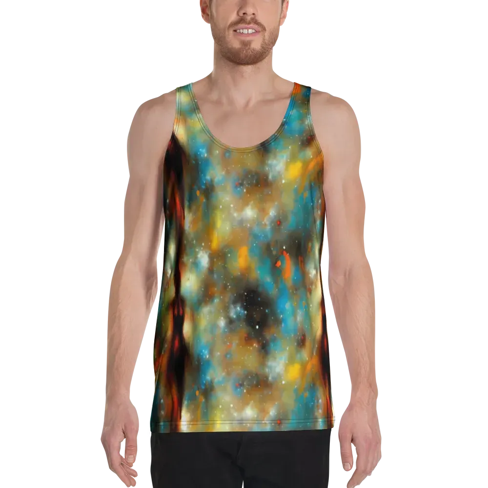 Abstract Tapestries on Men's Tank Top — Front