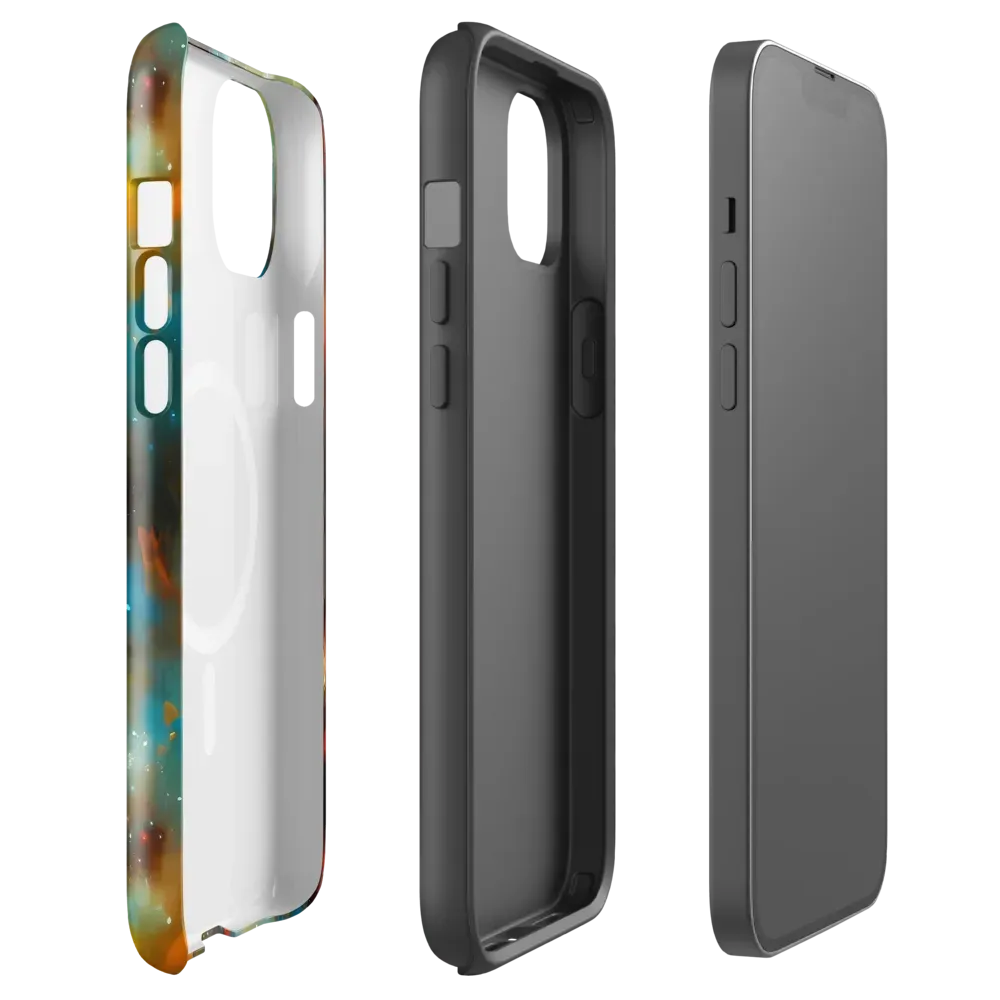 Abstract Tapestries on MagSafe Tough Case for iPhone® — Front