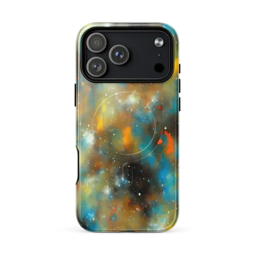Abstract Tapestries on a MagSafe Tough Case for iPhone®