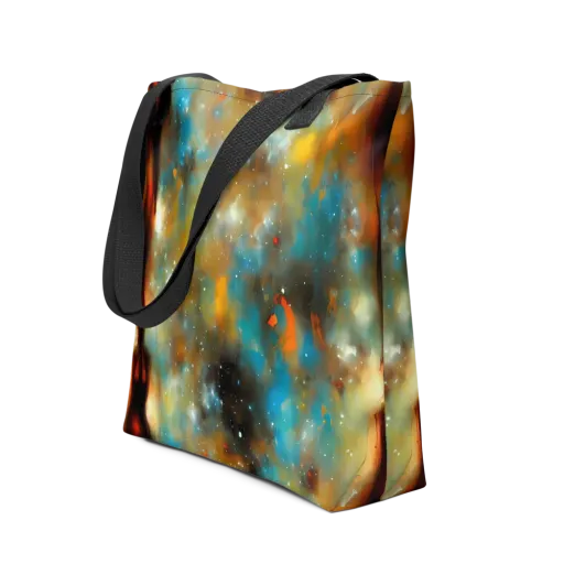 Abstract Tapestries on a Tote Bag