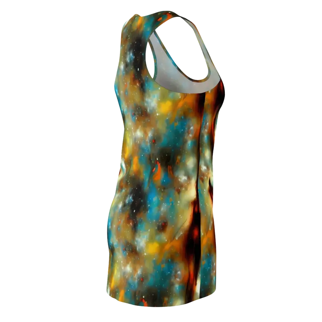 Abstract Tapestries on Racerback Dress — Back Side