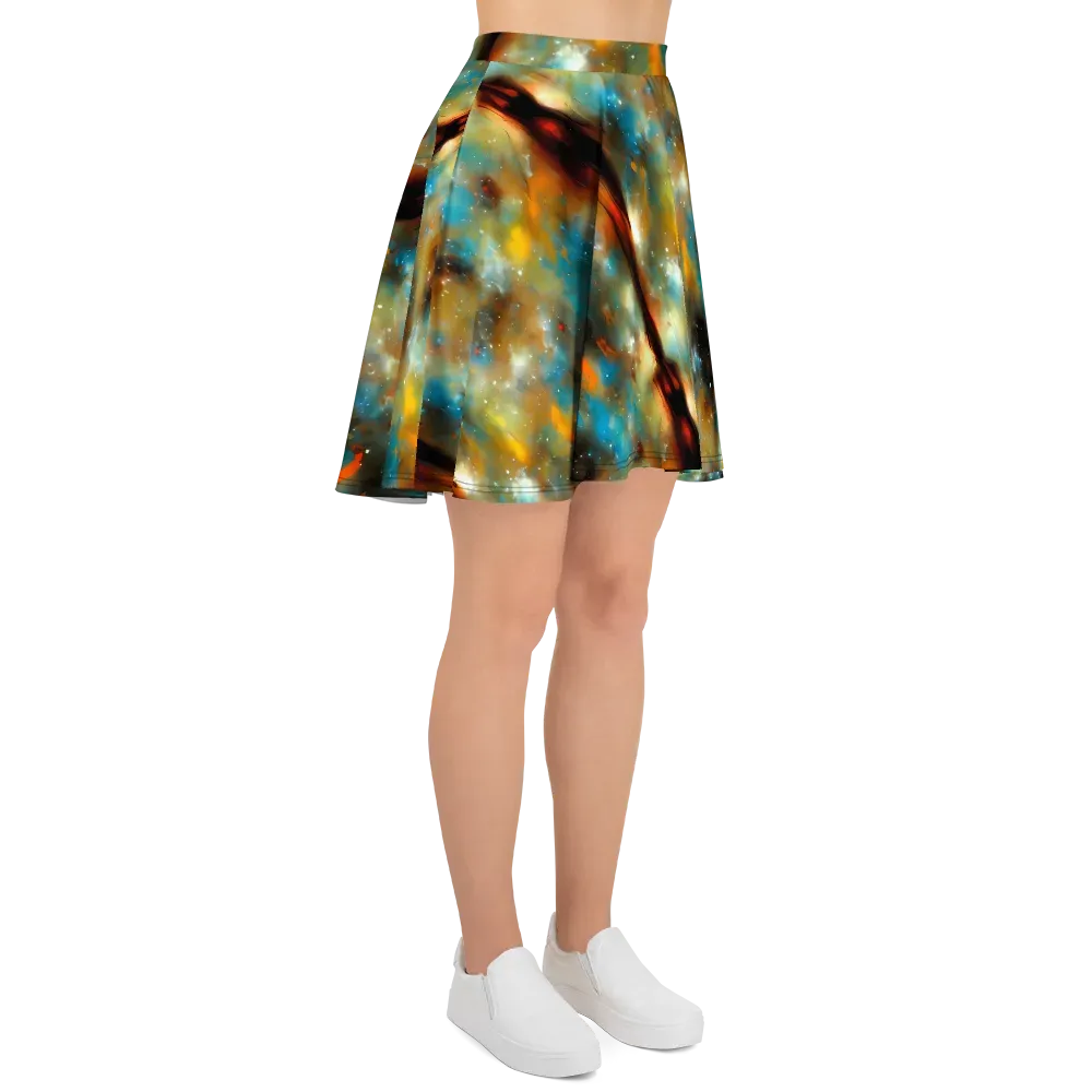 Abstract Tapestries on Skater Skirt — Right