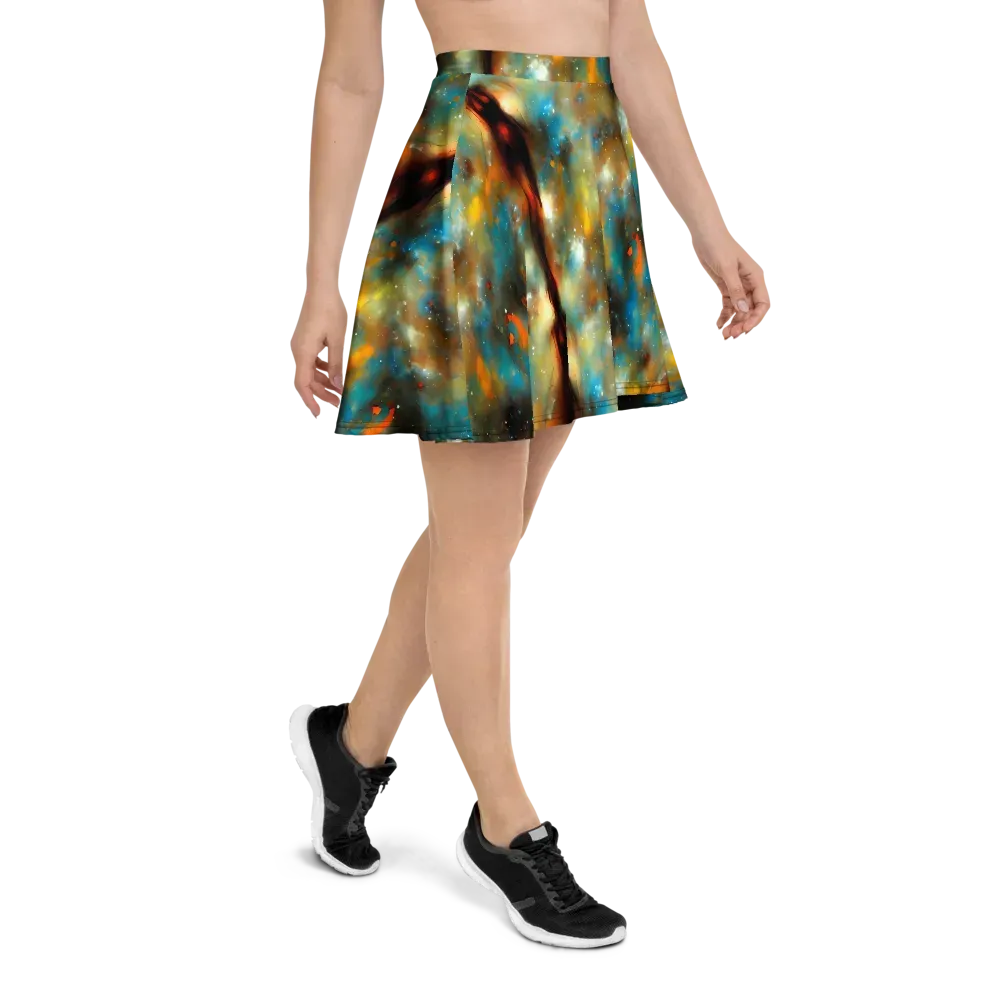 Abstract Tapestries on Skater Skirt — Right
