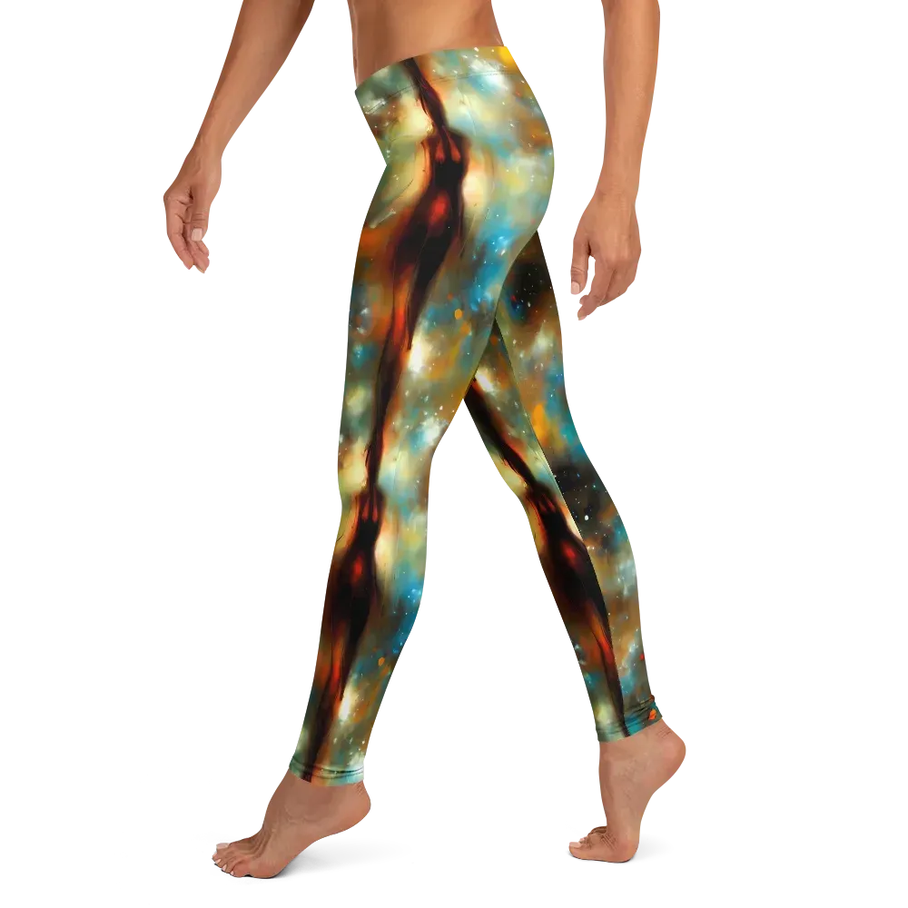 Abstract Tapestries on Leggings — Left