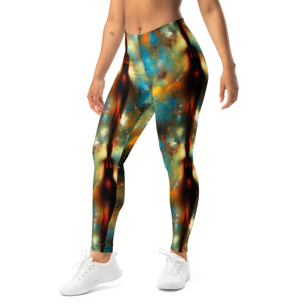 Abstract Tapestries on Leggings — Left Front