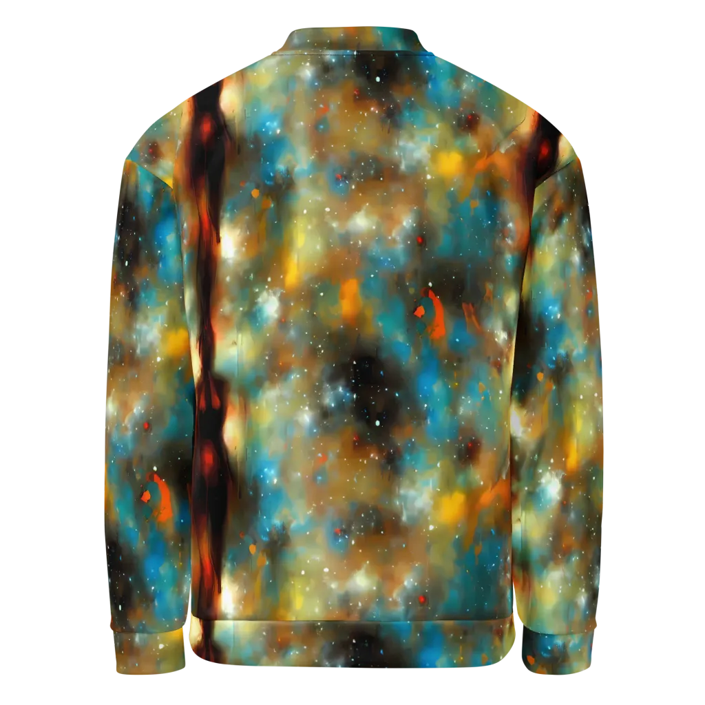 Abstract Tapestries on Bomber Jacket — Back