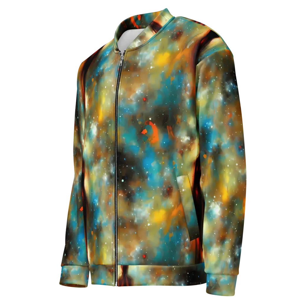 Abstract Tapestries on Bomber Jacket — Left Front