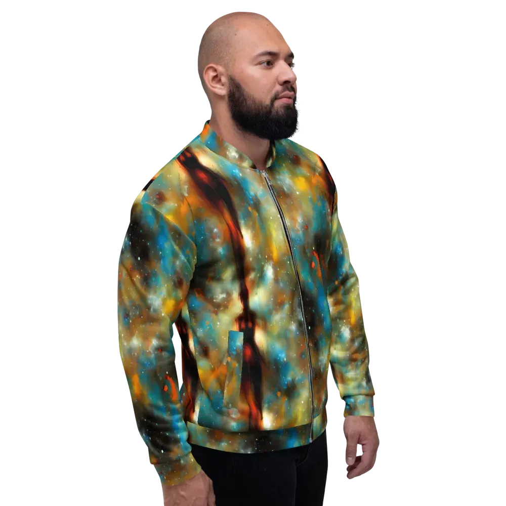 Abstract Tapestries on Bomber Jacket — Right