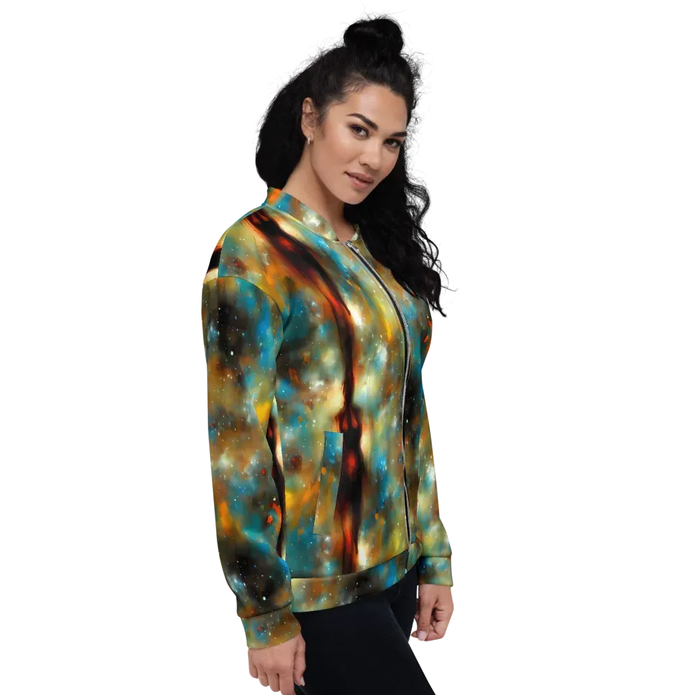 Abstract Tapestries on Bomber Jacket — Right