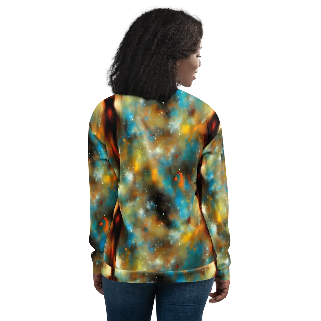 Abstract Tapestries on Bomber Jacket — Back