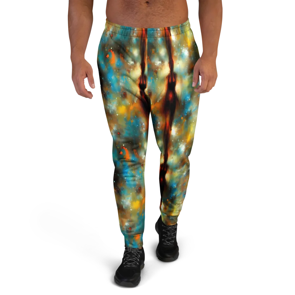 Abstract Tapestries on Men's Joggers — Front