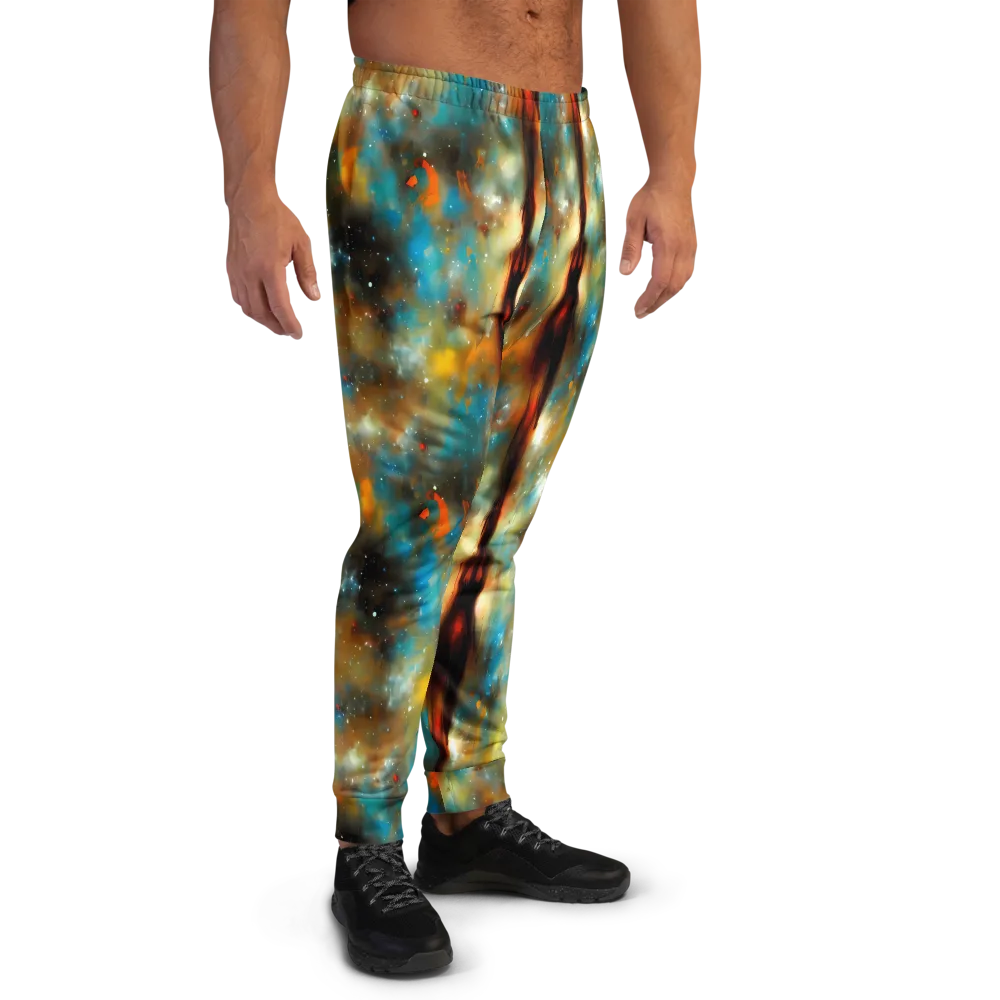 Abstract Tapestries on Men's Joggers — Right