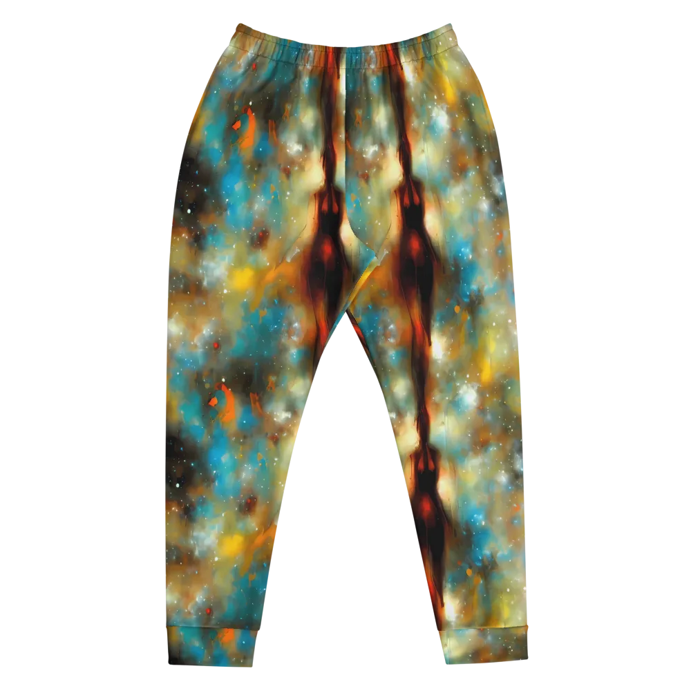 Abstract Tapestries on Men's Joggers — Front