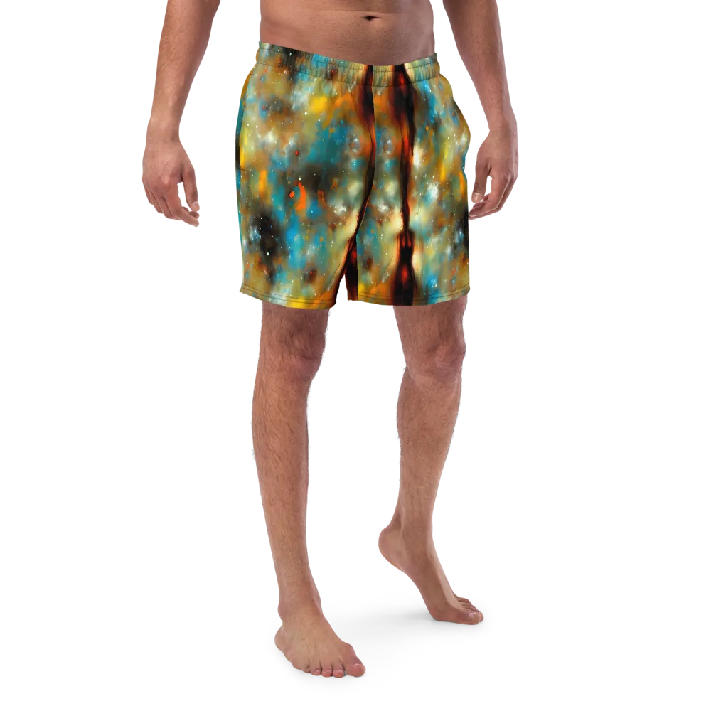 Abstract Tapestries on Swim Trunks — Front