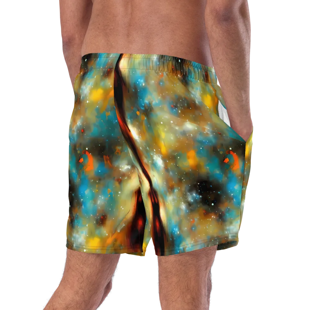 Abstract Tapestries on Swim Trunks — Right Back