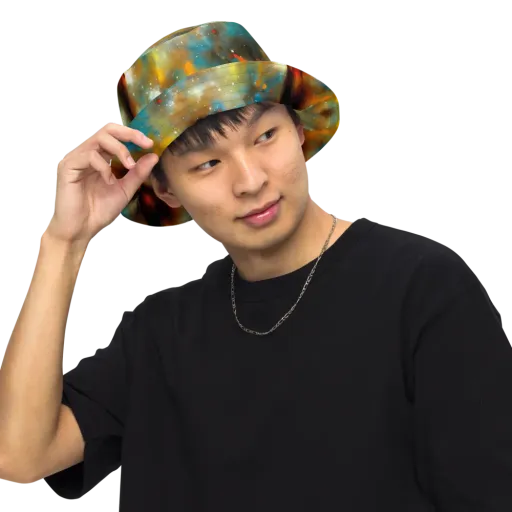 Abstract Tapestries on a Reversible Bucket Hat