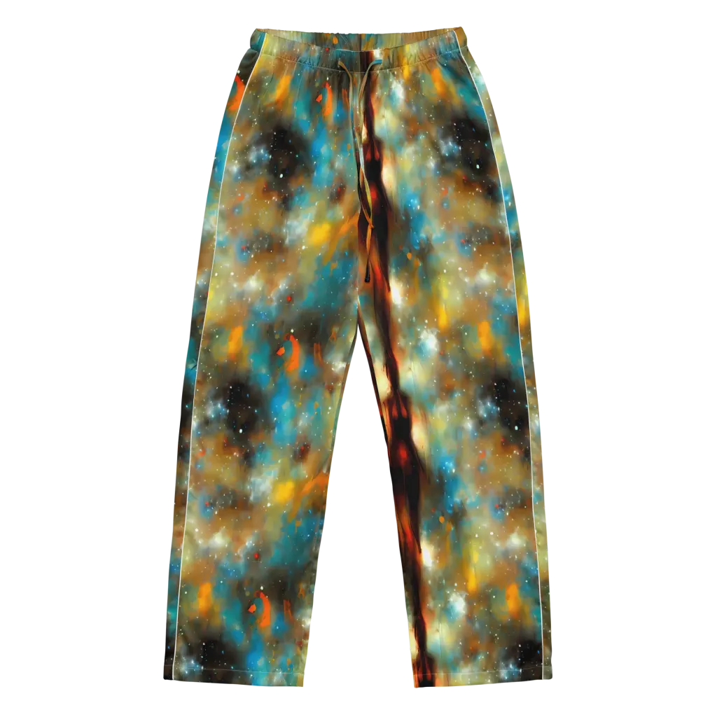 Abstract Tapestries on Women's Pajama Pants — Front