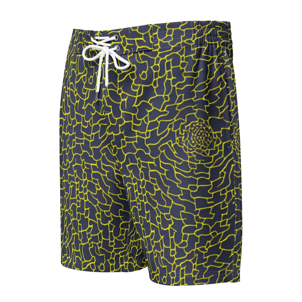 Nightshade Maze on Men's Board Shorts — Front