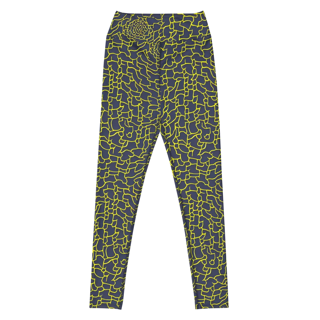 Nightshade Maze on Yoga Leggings — Front