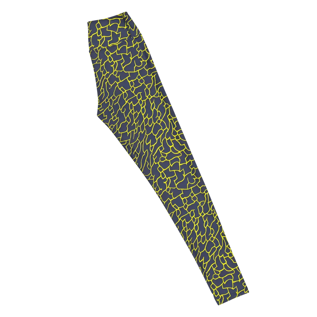 Nightshade Maze on Yoga Leggings — Right