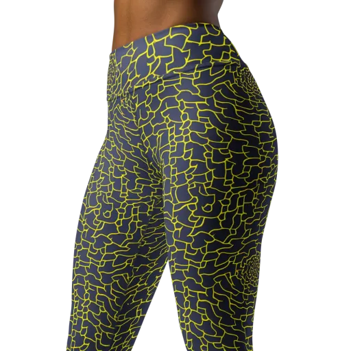 Nightshade Maze on a Yoga Leggings