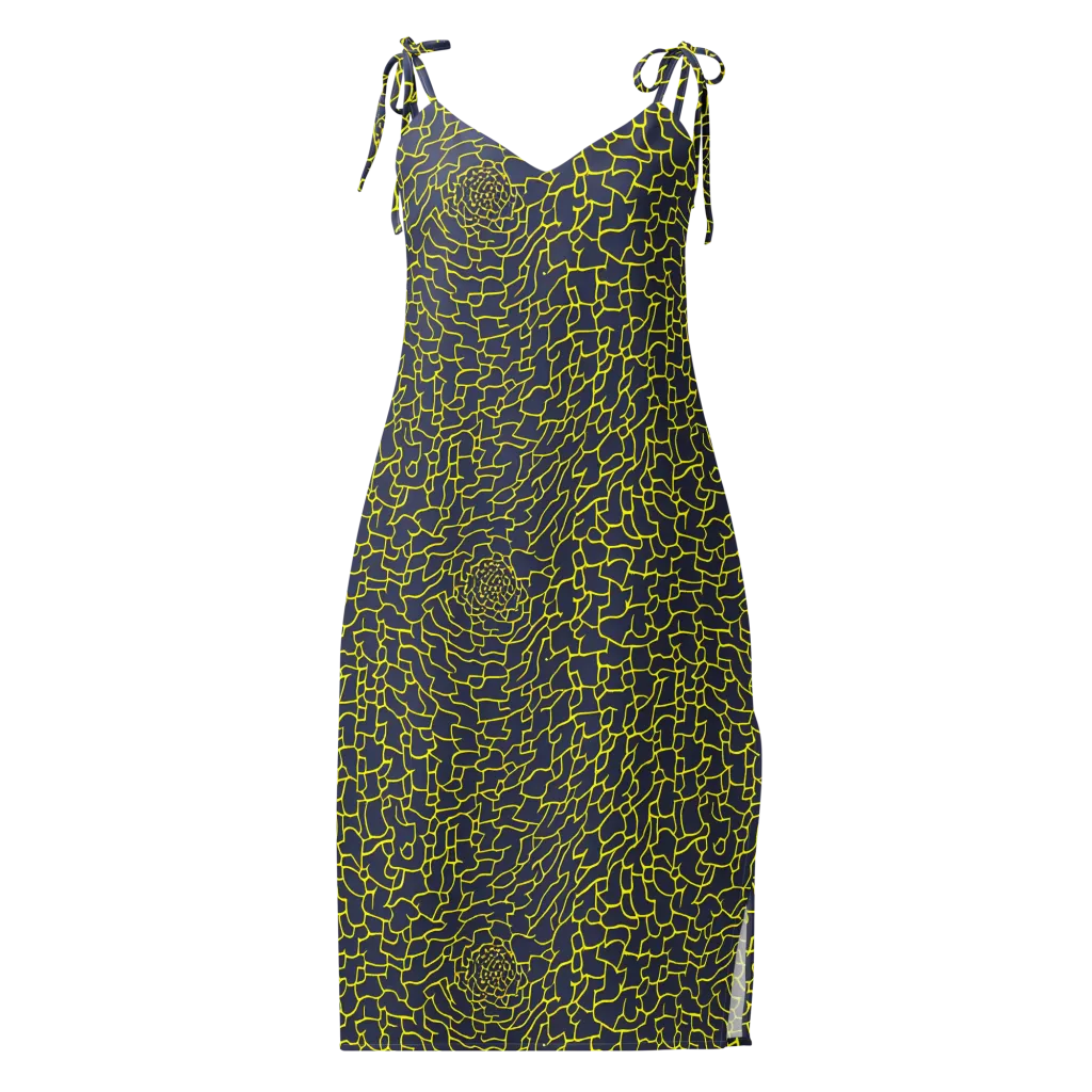 Nightshade Maze on Slip Dress — Front