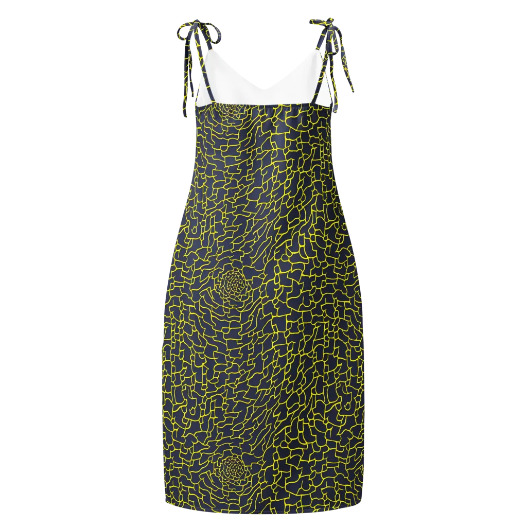 Nightshade Maze on Slip Dress — Back