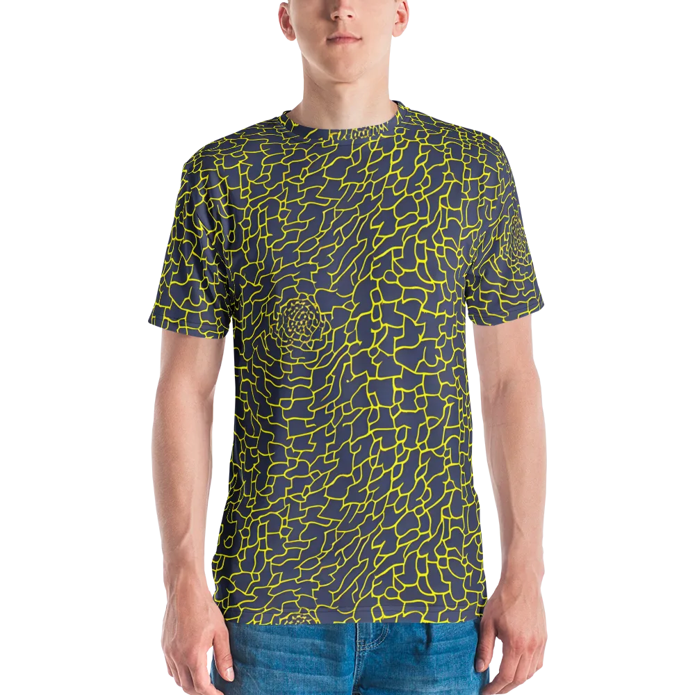 Nightshade Maze on Men's Crew Neck T-Shirt — Front