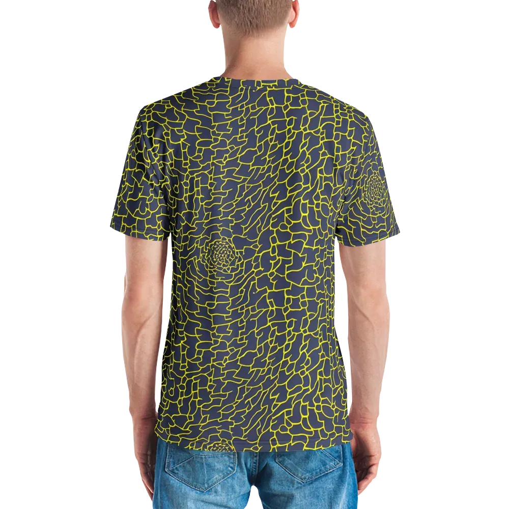 Nightshade Maze on Men's Crew Neck T-Shirt — Back