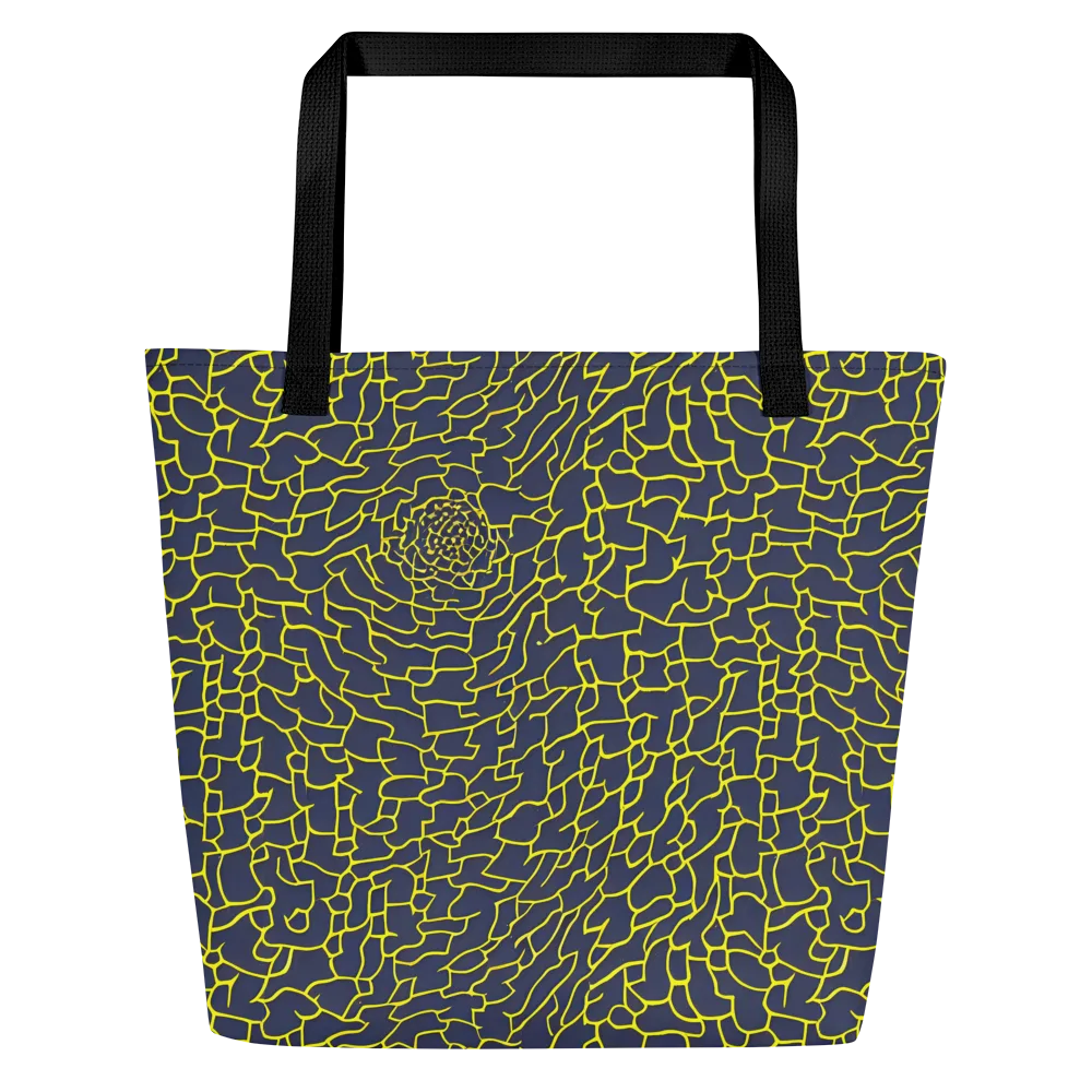 Nightshade Maze on Large Tote Bag W/ Pocket — Front