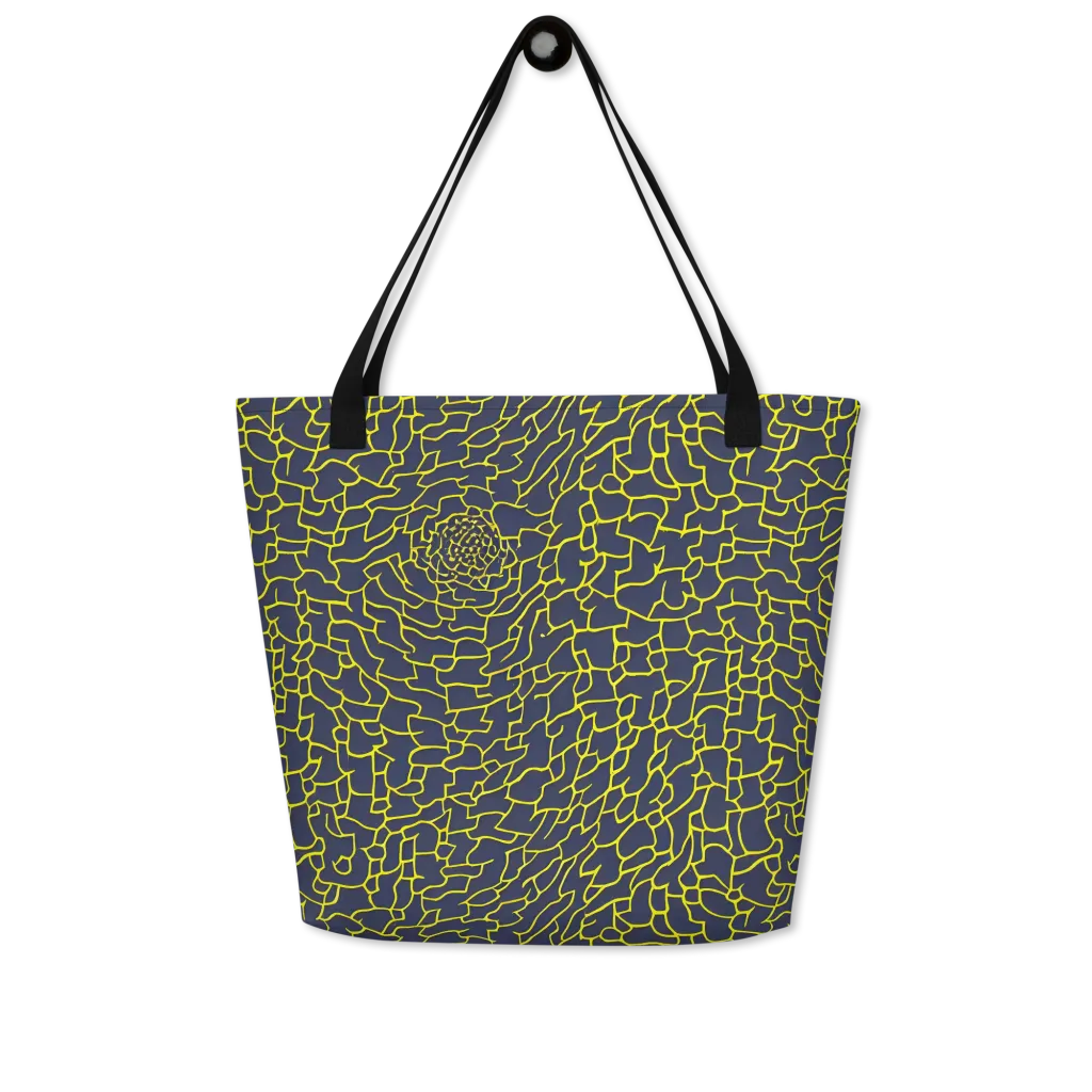 Nightshade Maze on Large Tote Bag W/ Pocket — Front