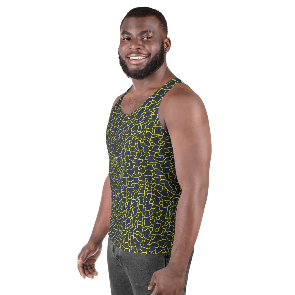 Nightshade Maze on Men's Tank Top — Left Front