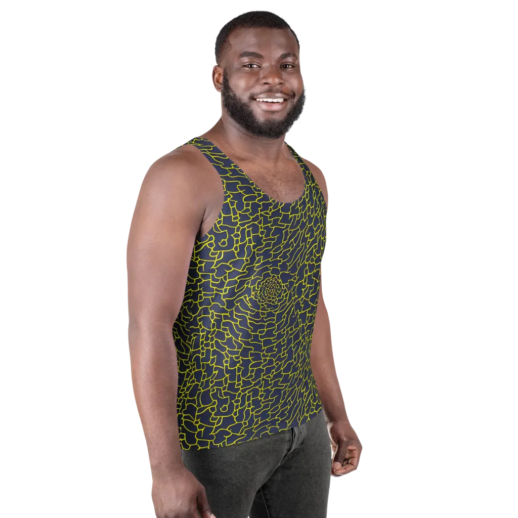Nightshade Maze on Men's Tank Top — Right Front