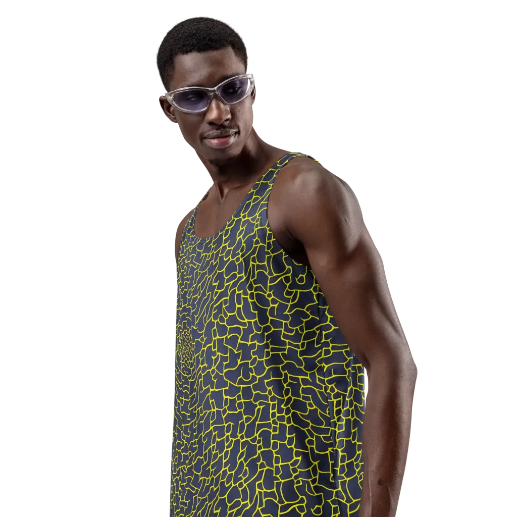 Nightshade Maze on Men's Tank Top — Left