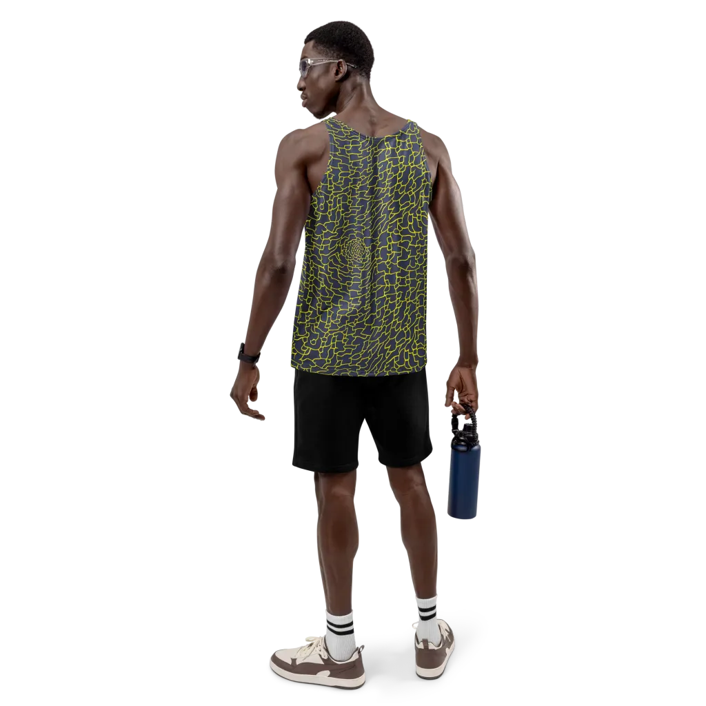 Nightshade Maze on Men's Tank Top — Back