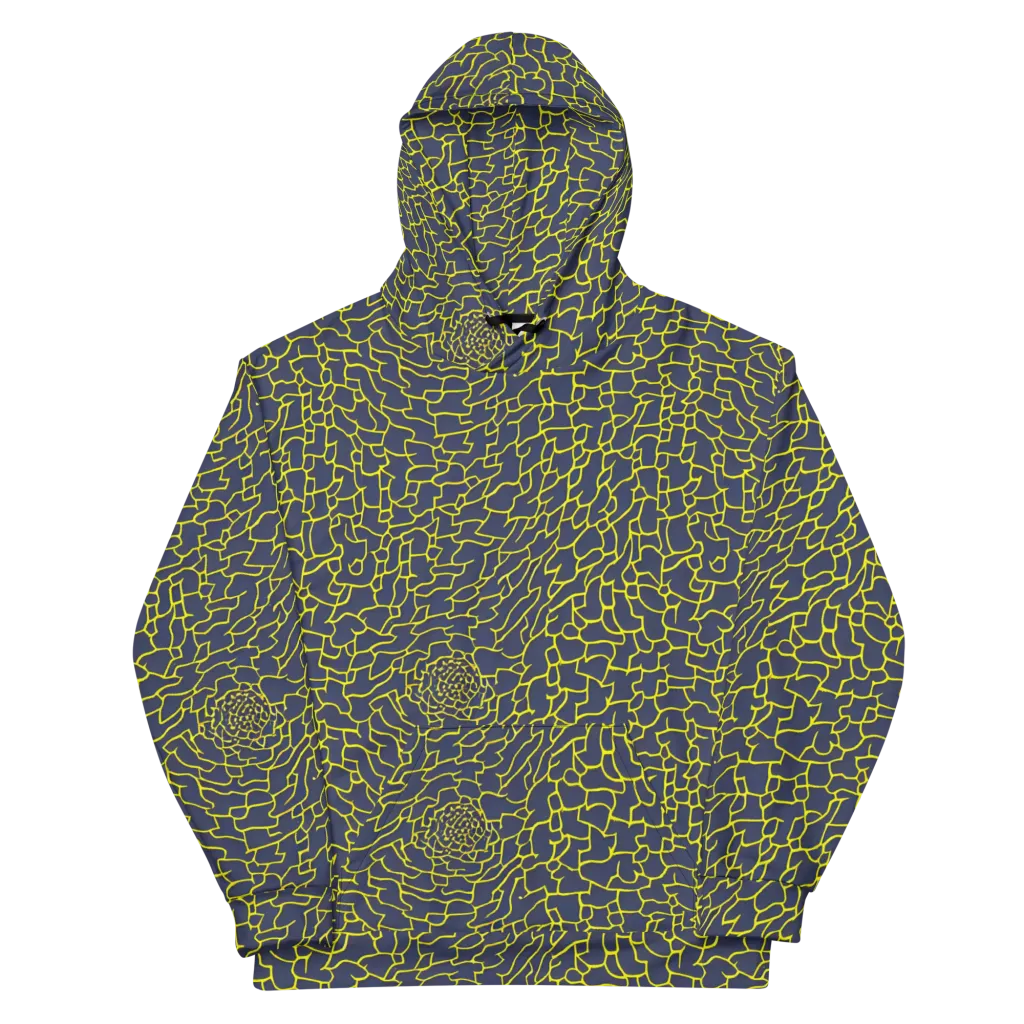 Nightshade Maze on Cotton Hoodie — Front
