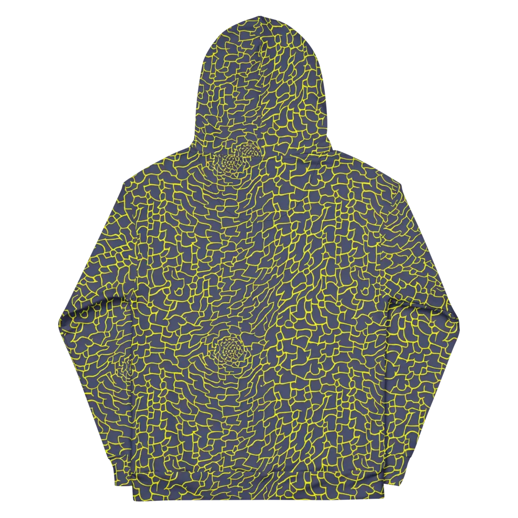 Nightshade Maze on Cotton Hoodie — Back
