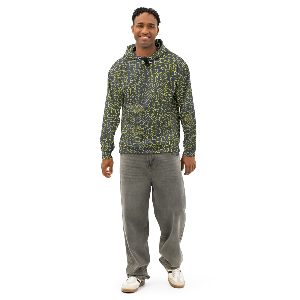 Nightshade Maze on Cotton Hoodie — Front