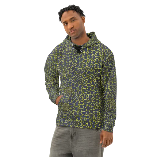 Nightshade Maze on a Cotton Hoodie