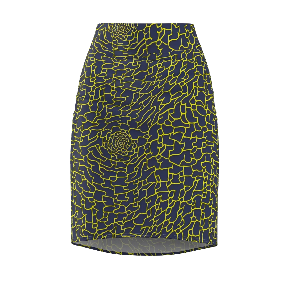 Nightshade Maze on Pencil Skirt — Front