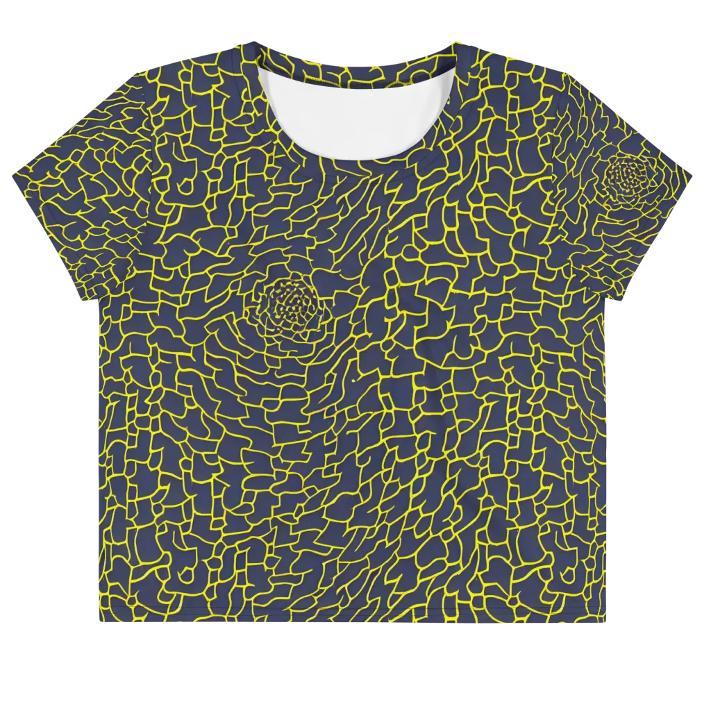 Nightshade Maze on Crop Tee — Front