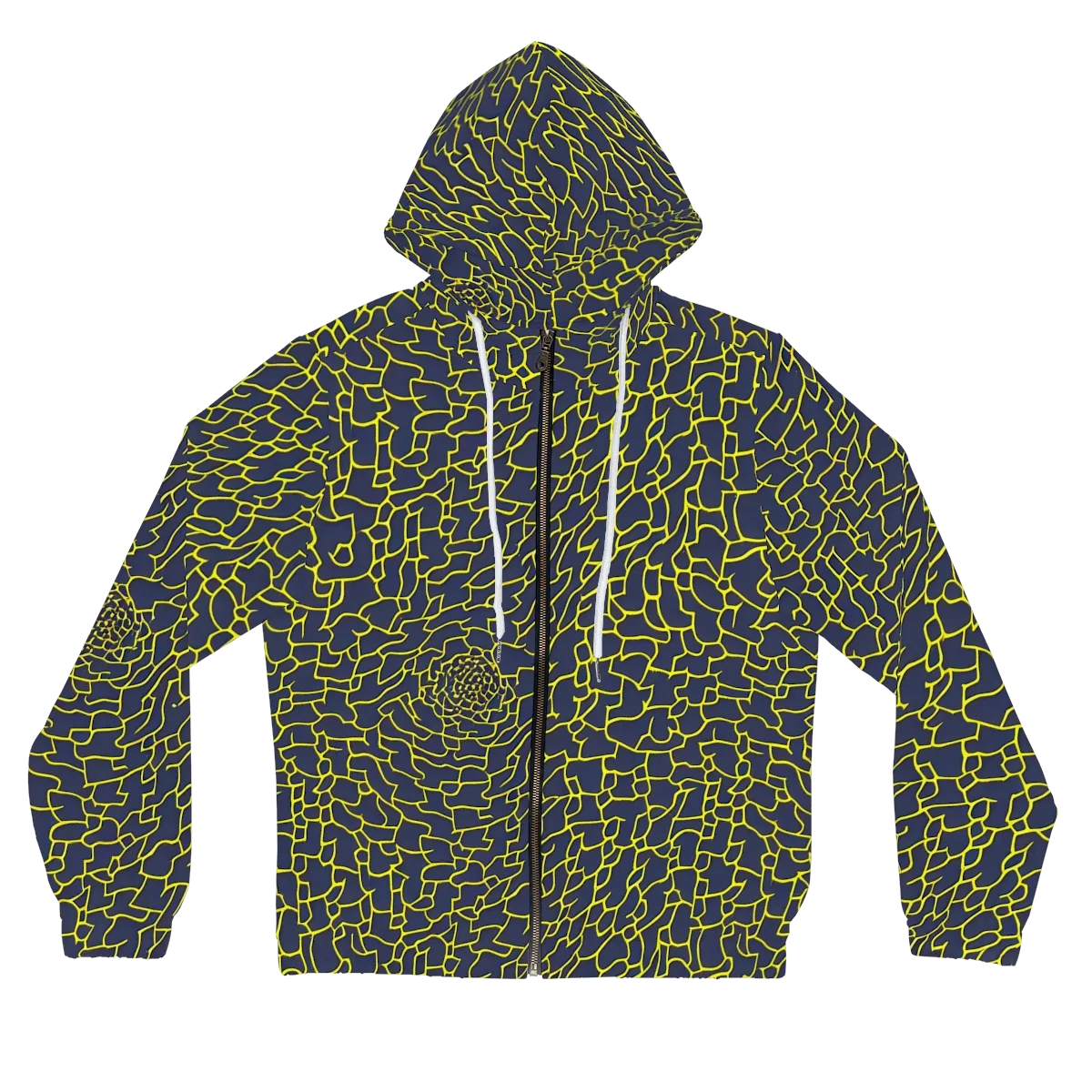 Nightshade Maze on Women's Full-Zip Hoodie — Front