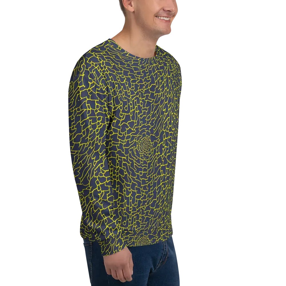 Nightshade Maze on Sweatshirt — Right Front