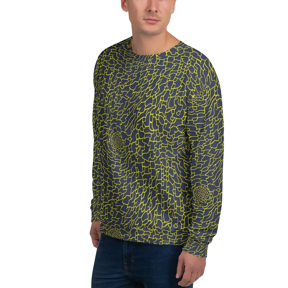 Nightshade Maze on Sweatshirt — Left Front