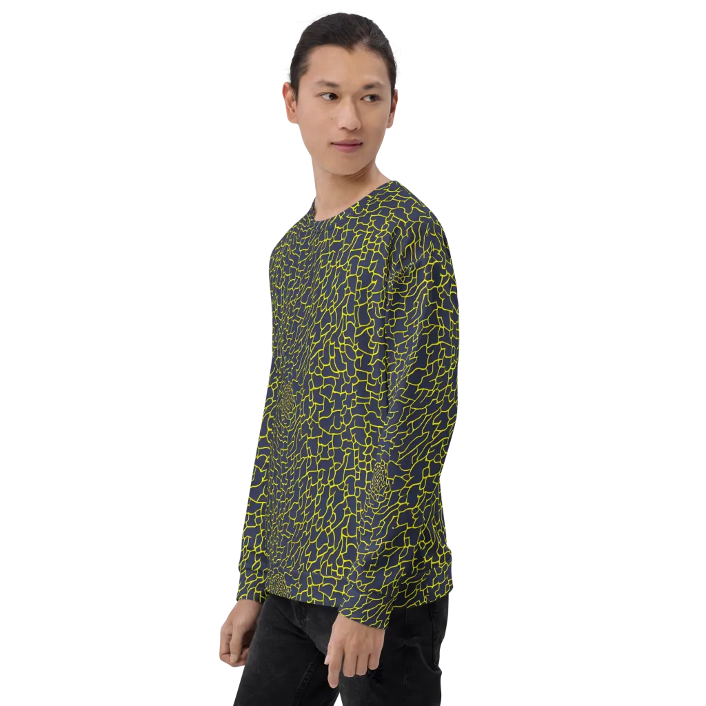 Nightshade Maze on Sweatshirt — Left Front