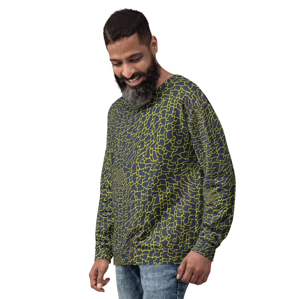 Nightshade Maze on Sweatshirt — Left Front