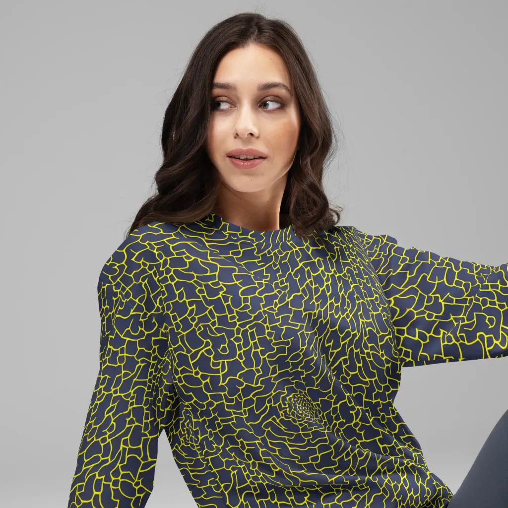 Nightshade Maze on Sweatshirt — Right Front
